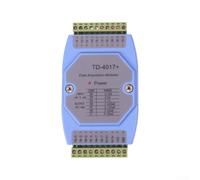 TD4017 Module d'entrée différentielle 8-Ch pour protocole Modbus Enregistrement de données haute précision pour surveillance d'équipement 102,5 x 72 mm