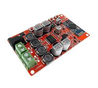 TDA7492P Carte d'amplificateur double canal 4.0 Récepteur audio 25 W + 25 W Haut-parleurs numériques Amplificateurs de musique (Rouge 50 W x 2 sans port audio)