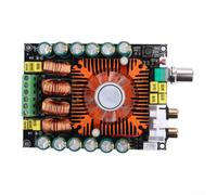 TDA7498E Carte audio, stéréo, 2 x 160 W, sortie BTL 220 W, gain réglable, DC 12-36 V, ventilateur de refroidissement pour son à faire soi-même