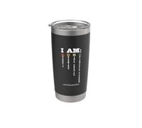 TDAH Authentique Déterminé Très Créatif Différent Gobelet isotherme en acier inoxydable double paroi