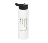 TDAH Authentique Déterminé Très Créatif Différent Stainless Steel Insulated Water Bottle