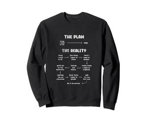 TDAH Le Plan La Réalité Trouble Déficit De L'attention Grunge Sweatshirt