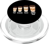TDAH Papa Amoureux de café Sensibilisation au TDAH et à l'Autisme PopSockets PopGrip pour MagSafe