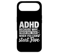 TDAH Pourquoi Terminer Une tâche Quand Vous Pouvez Commencer Cinq Coque pour iPhone Air