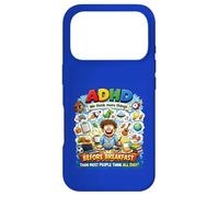 TDAH We Think More Things Before Breakfast Jeu de Mots drôle Coque pour iPhone 17 Pro