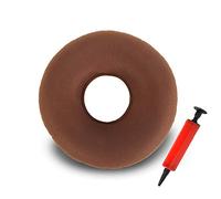 TDCQ Coussin Gonflable en Anneau,Coussin d Assise Gonflable, Coussin Rond Gonflable,Hémorroïdes Coussin,Donut Coussin (Marron)