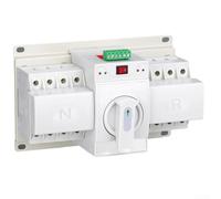 TDCuizent 4P 63A Commutateur de Transfert Automatique Double Puissance AC 400V Auto/Manuel Disjoncteur avec Protection Court-Circuit et Surcharge pour Bureau Hôpital et Systèmes Électriques de