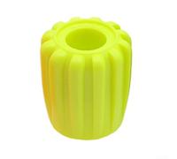 TDCuizent Bouton de valve de cylindre de plongée en plastique ABS avec poignée antidérapante et marquages d'ouverture/fermeture pour réservoirs d'eau salée (jaune, court)