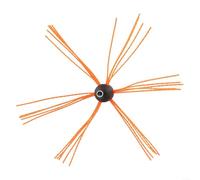 TDCuizent Brosse de ramonage flexible avec tête en aluminium pour nettoyer les revêtements de conduits de cheminée, 10,5 à 30,5 cm, kit de brosse rotative en acier inoxydable pour cheminée, poêle et