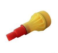 TDCuizent Buse d'arrosage réglable de jardin haute pression avec poignée ergonomique multi-mode pour le nettoyage des légumes agricoles en plastique G1/2 G3/4 Interface 15 x 6,3 cm (G3/4 2,5 cm)