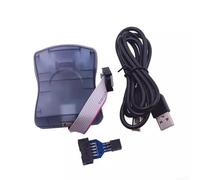 TDCuizent Carte de développement USB AVR ISP programmeur réglable 50 Hz-8 MHz Horloge pleine vitesse 12 MHz USB 2.0 pour studio AVR et tous les appareils ISP/PDI pour les amateurs et les