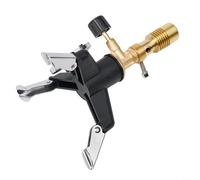 TDCuizent Chalumeau Bunsen multifonction portable en laiton finition cuivre noir compact 9 x 7 x 3 cm pour laboratoire, camping, réchaud