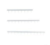 TDCuizent Clôture de sécurité en fer à l'échelle 1:87 - Barrière de sécurité industrielle - Vert foncé et argenté - Pour modélisme de train, scène de jardin, projet d'artisanat (argent)