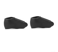 TDCuizent Couvre-bottes de patins à glace en néoprène chaud avec fermeture éclair et fermeture tactile, manches de protection résistantes à la saleté pour sports d'hiver et patinage