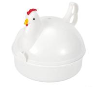 TDCuizent Cuiseur vapeur pour œufs à la coque molle, moyenne et dure, en plastique résistant à la chaleur, outil de préparation du petit déjeuner et de la salade pour la cuisine, les boulettes, le