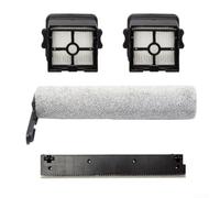 TDCuizent Ensemble de 4 brosses et filtres de rechange pour aspirateur Laresar Wet & Dry avec bande d'essuie-glace HEPA pour un nettoyage amélioré