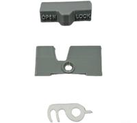 TDCuizent Ensemble de serrures de porte de rechange pour réfrigérateur Dometic RV - Fermeture sécurisée avec plaque de verrouillage de porte et crochet de verrouillage - Mécanisme résistant aux