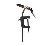TDCuizent Étau rotatif de pêche à la mouche avec pince en C réglable en métal pour hameçons jusqu'à 1,6 mm, noir, 20 cm (1 outil B)