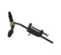 TDCuizent Étau rotatif de pêche à la mouche avec pince en C réglable en métal pour hameçons jusqu'à 1,6 mm, noir, 20 cm (1 outil A)