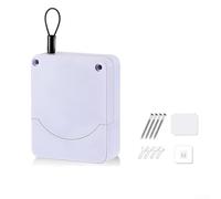 TDCuizent Ferme-porte automatique avec tampon d'amortissement et mécanisme de vitesse uniforme, force de traction de 1200 g, corde métallique en acier inoxydable, fermeture silencieuse pour écran