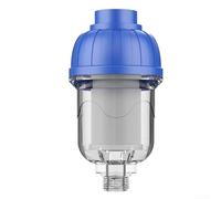 TDCuizent Filtre à eau pour pommeau de douche, robinet de machine à laver, purificateur en maille d'acier inoxydable avec boîtier transparent, installation de plomberie pour enlever les impuretés, la