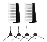 TDCuizent Filtre de rechange et brosse latérale pour aspirateur iHome pour AutoVac pour Nova S1 Pro, Eclipse Pro pour aspirateur robot Luna Pro, iHRVS1PRO-3BLK iHRVS1-3BLKS iHRV9-BLKS