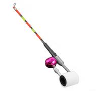 TDCuizent Flotteur de pêche électronique avec lumière clignotante haute sensibilité phosphorescent indicateur de morsure en fibre de carbone pointe pour pêche de nuit sur terre Argenté 16,5 cm (flash