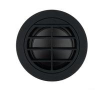 TDCuizent Grille d'aération chaude pour chauffage diesel 60 mm - Orientable à 360° - En plastique noir - Pour chauffage Webasto Propex