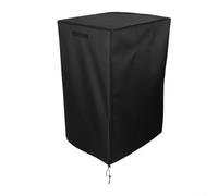 TDCuizent Housse de fontaine d'extérieur Oxford imperméable et coupe-vent avec aérations pour bols en cascade, fontaines en pierre empilées, décoration de terrasse, cour - Noir