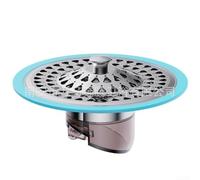 TDCuizent Insert de vidange de sol en acier inoxydable 304 avec bouchon magnétique pour filtre à haut débit pour canalisations carrées et rectangulaires de salle de bain Tuyau de 32 mm à 75 mm (F)