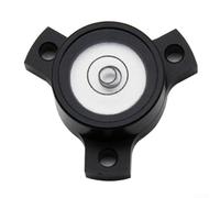 TDCuizent Jauge de niveau de bride de forme spéciale en alliage d'aluminium Outil de mesure de précision compact avec perles à bulles horizontales pour un nivellement précis dans l'atelier à la maison