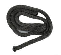 TDCuizent Joint d'étanchéité noir en fibre de verre pour poêle à bois ou porte de brûleur à bûches pour poêle à granulés, cheminée, chaudière et four industriel (20 mm)