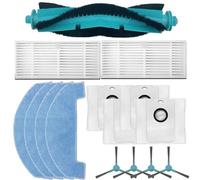 TDCuizent Kit de brosse principale latérale pour aspirateur ATVEL SmartGyro R80 Base pour Conga 2499 Home Multicouche Filtration à usage prolongé, 1 lot de pièces de rechange (A)