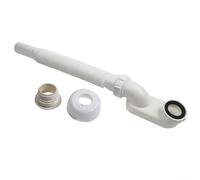 TDCuizent Kit de tuyau de drainage flexible G1-1/2" avec raccord coulissant réglable jusqu'à 92 cm en plastique à profil bas pour baignoire autonome