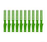 TDCuizent Lot de 10 agitateurs de peinture en plastique et tige de mélange pour peintures, résines époxy, acryliques et émulsions, outil à main réutilisable et léger avec ouvre-boîte intégré et trou