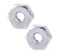 TDCuizent Lot de 10 écrous de guidage M8 de rechange pour tronçonneuse MS 171 180 181 192T 211 231 250 251 291 311 361 362 381 391 440 441 461 660 en métal argenté 22 mm de diamètre 7 mm Hauteur