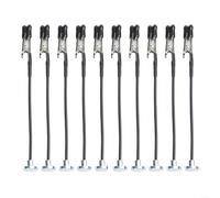 TDCuizent Lot de 10 outils à souder troisième main avec base magnétique pour aider avec col de cygne flexible pour un positionnement précis en acier pour réparation électronique, modélisme et travaux