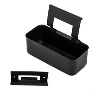 TDCuizent Lot de 2 bacs à graisse réutilisables et doublures de bac d'égouttement pour plaques de cuisson de 17,8 cm, 55,9 cm, 71,1 cm, 91,4 cm, boîte à huile en acier enduit avec crochet