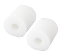 TDCuizent Lot de 2 cartouches filtrantes en mousse réutilisables pour piscines Intex de type H - Pièce de rechange en fibre Dacron - Élément de filtration pour piscine hors sol et spa (blanc)