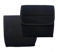 TDCuizent Lot de 2 paires de couvre-pédales de vélo en néoprène de 3 mm pour VTT pliables, housses de protection contre les rayures et les dommages pendant le transport Noir