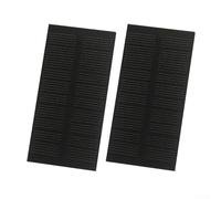 TDCuizent Lot de 2 panneaux solaires en polysilicium 0,5 W 5 V pour batterie de 3,7 V-5 V 80 x 40 mm Module d'énergie alternative DIY pour petits gadgets, jouets et projets