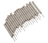 TDCuizent Lot de 20 chasse-goupilles professionnelles en métal de 0,9 mm pour bracelet de montre - Outil de réparation de bracelet de montre - Barre à ressort - Outil manuel pour ajuster le bracelet