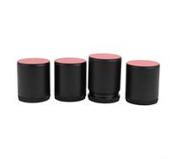 TDCuizent Lot de 4 rehausseurs de pieds antidérapants réglables en hauteur pour lits, canapés et armoires - 4,7 cm à 7,9 cm - Extensions de pieds (noir)