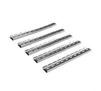 TDCuizent Lot de 50 clips de câble photovoltaïques en acier inoxydable 304 pour cadres de montage de panneaux avec bord lisse et double fixation de compression anti-abrasion pour câbles de 2 x 4 mm²
