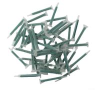 TDCuizent Lot de 50 embouts mélangeurs statiques 2K AB pour distributeur de résine époxy avec 16 éléments, longueur 83 mm, diamètre intérieur 5,3 mm, diamètre extérieur 7,6 mm, outil de distribution