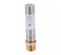 TDCuizent Marteau à eau en acier inoxydable - Filetage 1/2 NPT - Contrôle de la machine à laver - Système de pipeline anti-choc - Dispositif de réduction du bruit pour buanderie, évier de cuisine