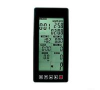 TDCuizent Moniteur de vélo de fitness - Affichage du panneau d'instrument pour vélo d'appartement - Machine elliptique non alimentée - Compteur de tapis roulant avec fonctions de vitesse, distance