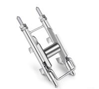 TDCuizent Outil de tirage de câble en métal efficace pour électriciens - Accessoire de montage de conduit argenté portable pour boîtes de jonction et boîtiers électriques (1 pièce)