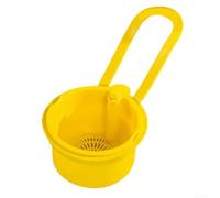 TDCuizent Passoire d'évier de cuisine à suspendre pour la séparation des déchets alimentaires et le lavage des fruits et légumes, passoire en maille ABS peu encombrante avec filtration fine pour les