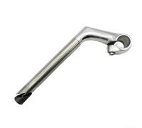 TDCuizent Potence de vélo 22,2 mm en alliage d'aluminium pour vélo pliant, diamètre du guidon de 25,4 mm, 75 x 220 mm, design poli miroir